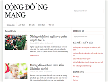 Tablet Screenshot of congdongmang.net